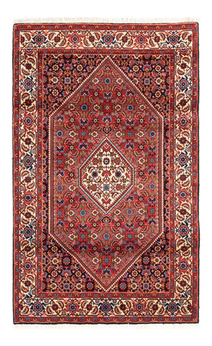 Persisk tæppe - Bijar - Royal - 167 x 110 cm - rød