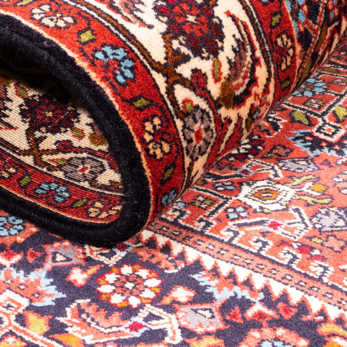 Persisk tæppe - Bijar - Royal - 167 x 110 cm - rød