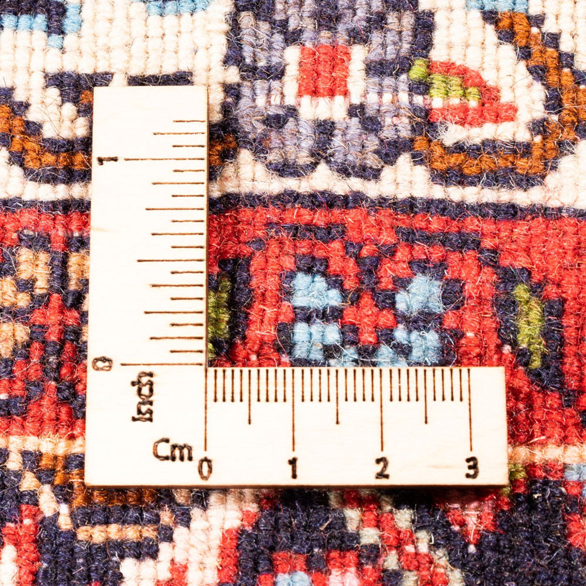 Persisk tæppe - Bijar - Royal - 167 x 110 cm - rød