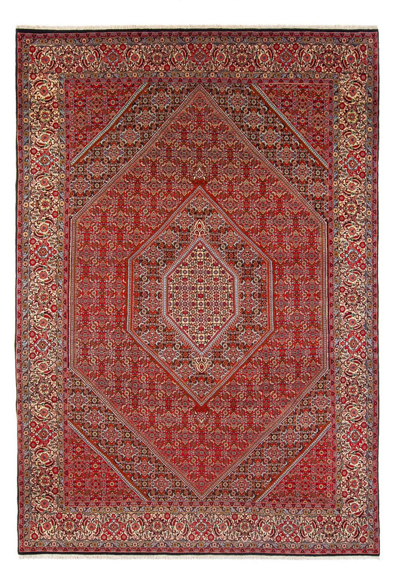 Persisk tæppe - Bijar - Royal - 341 x 248 cm - rød