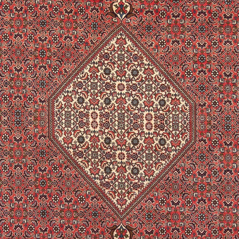 Persisk tæppe - Bijar - Royal - 395 x 300 cm - lysrød
