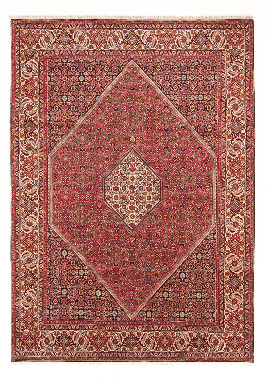 Persisk tæppe - Bijar - Royal - 293 x 206 cm - rød