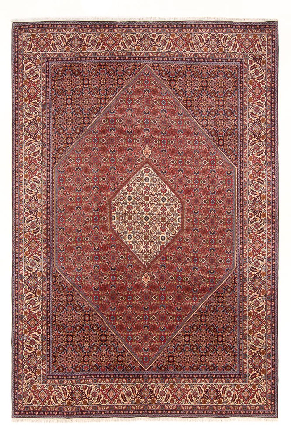 Persisk tæppe - Bijar - Royal - 303 x 200 cm - rød