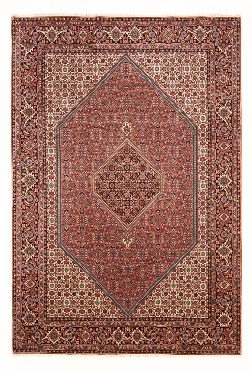 Persisk tæppe - Bijar - Royal - 296 x 197 cm - rød