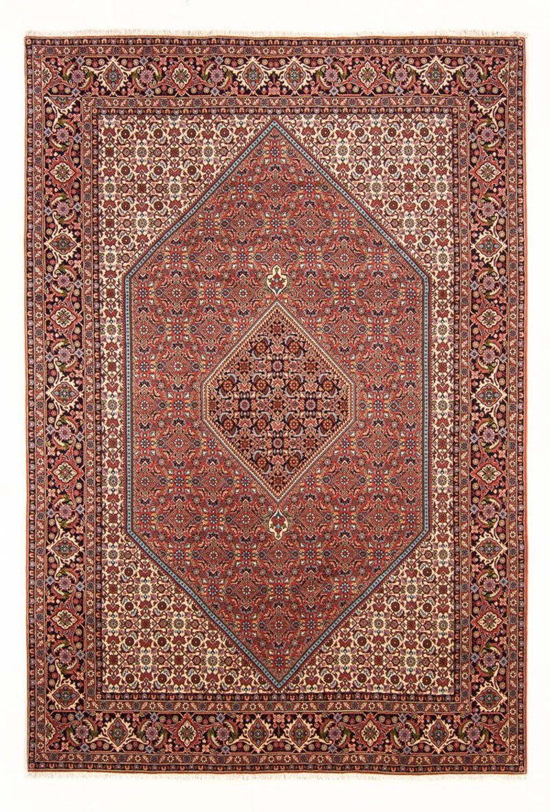 Persisk tæppe - Bijar - Royal - 296 x 197 cm - rød