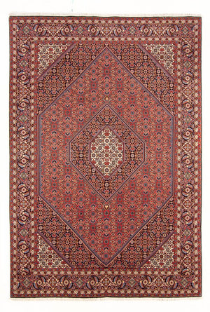 Persisk tæppe - Bijar - Royal - 298 x 200 cm - rød