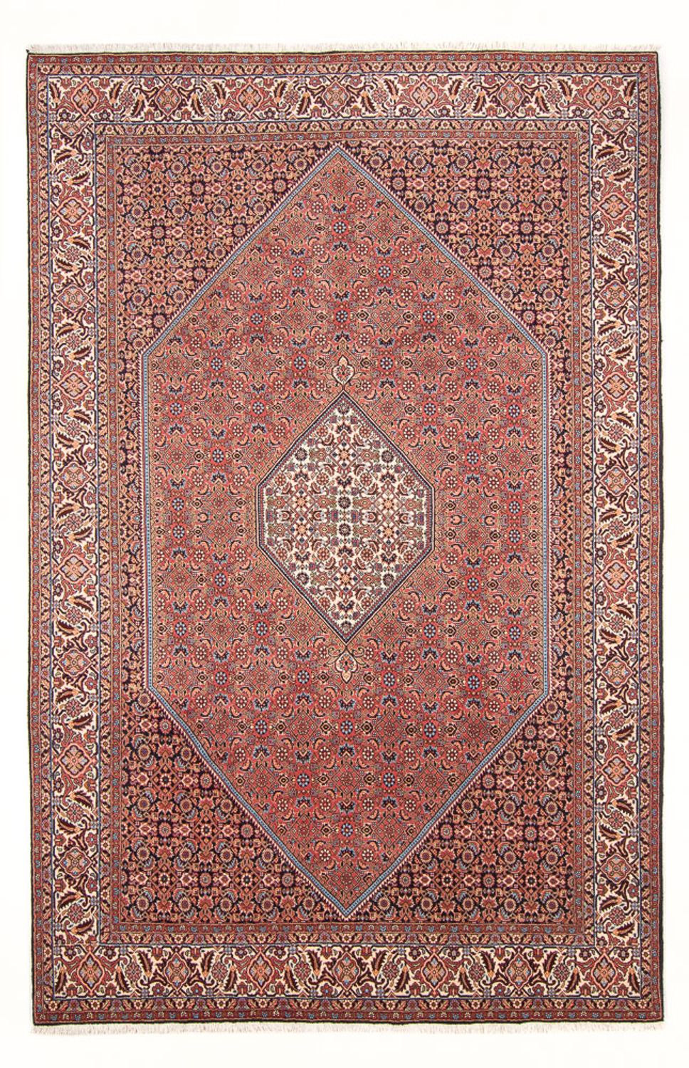 Persisk tæppe - Bijar - Royal - 303 x 200 cm - rød