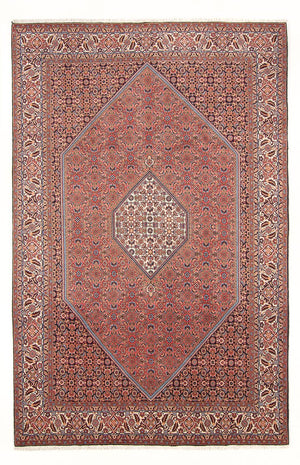 Persisk tæppe - Bijar - Royal - 303 x 200 cm - rød