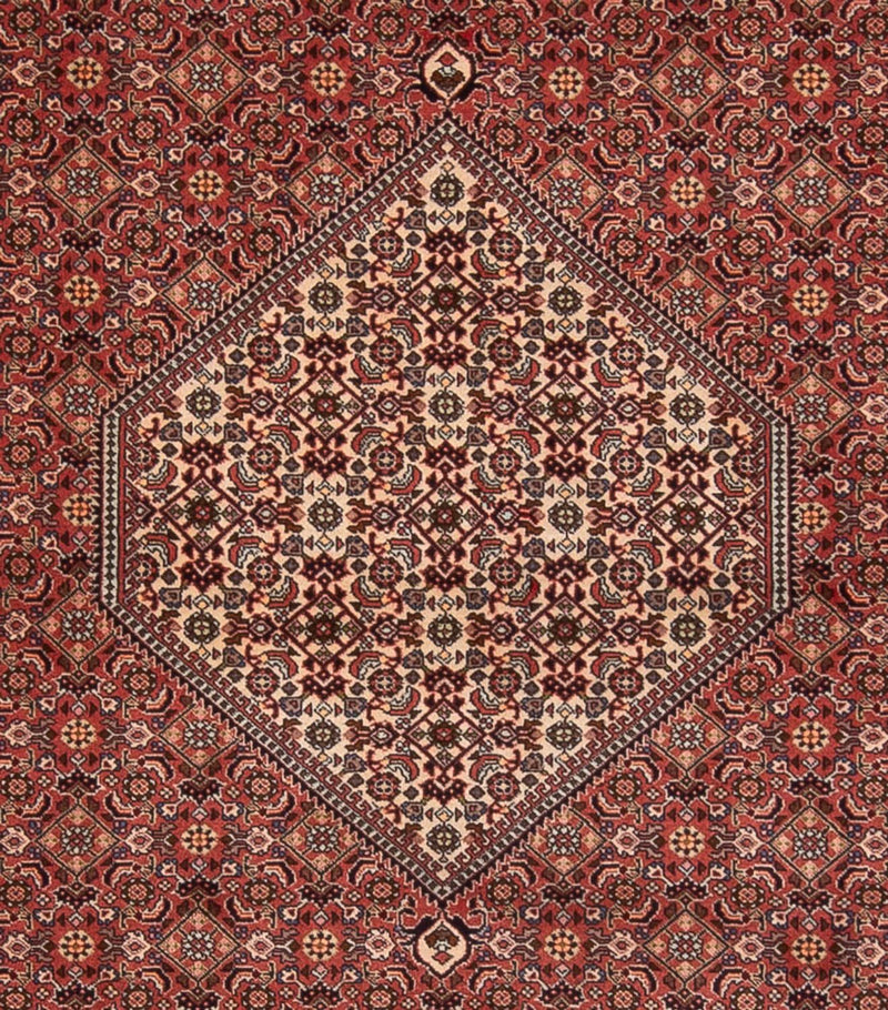 Persisk tæppe - Bijar - Royal - 340 x 250 cm - mørkerød