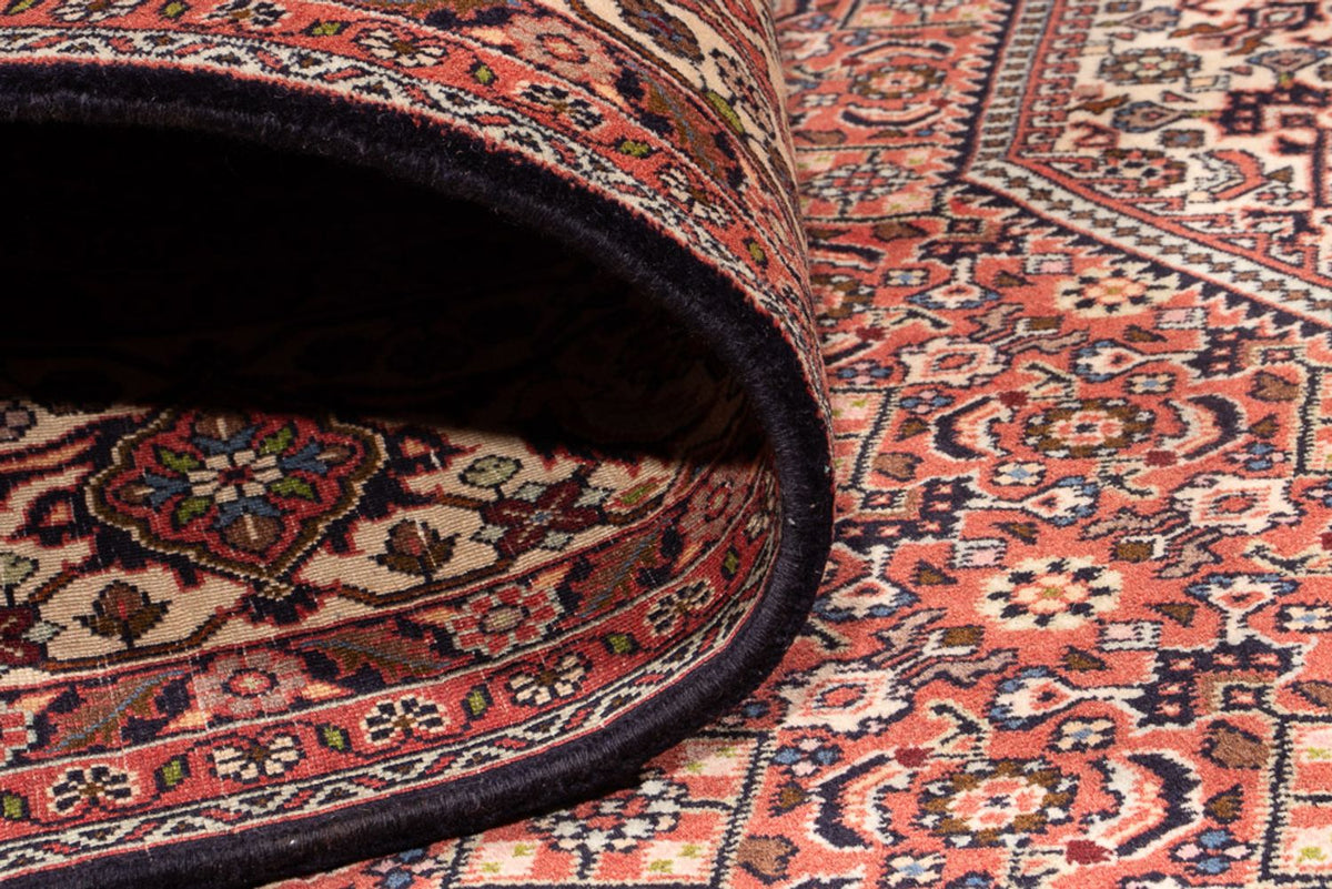 Persisk tæppe - Bijar - Royal - 340 x 250 cm - mørkerød