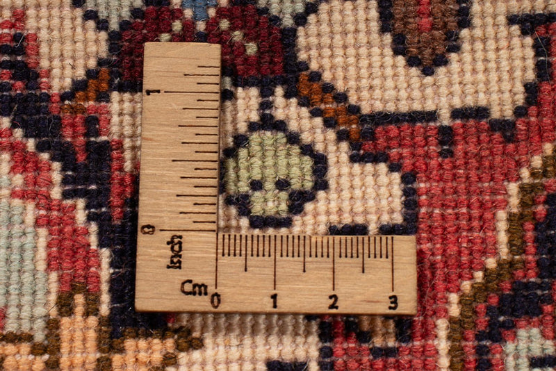 Persisk tæppe - Bijar - Royal - 340 x 250 cm - mørkerød