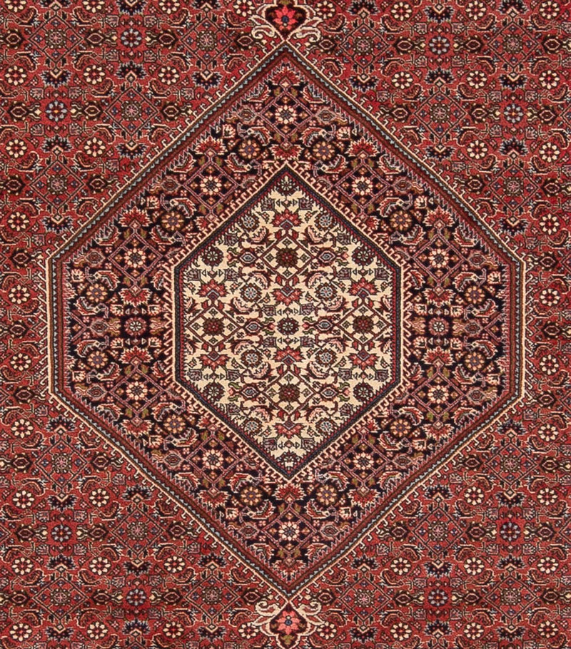 Persisk tæppe - Bijar - Royal - 348 x 250 cm - mørkerød