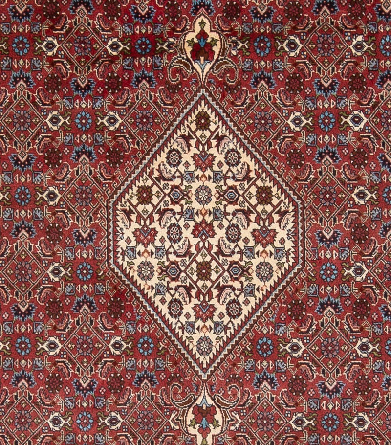 Persisk tæppe - Bijar - Royal - 294 x 253 cm - mørkerød