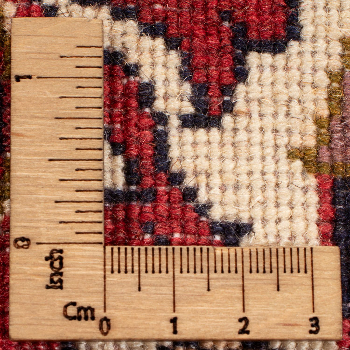 Persisk tæppe - Bijar - Royal - 294 x 253 cm - mørkerød