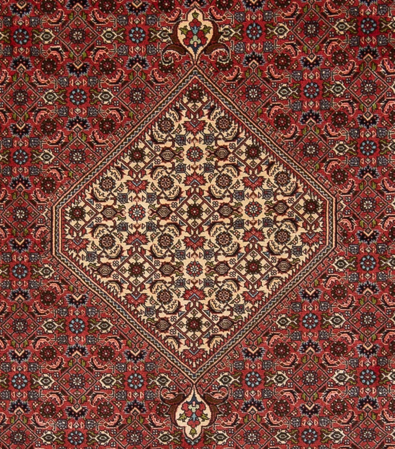 Persisk tæppe - Bijar - Royal - 314 x 255 cm - mørkerød