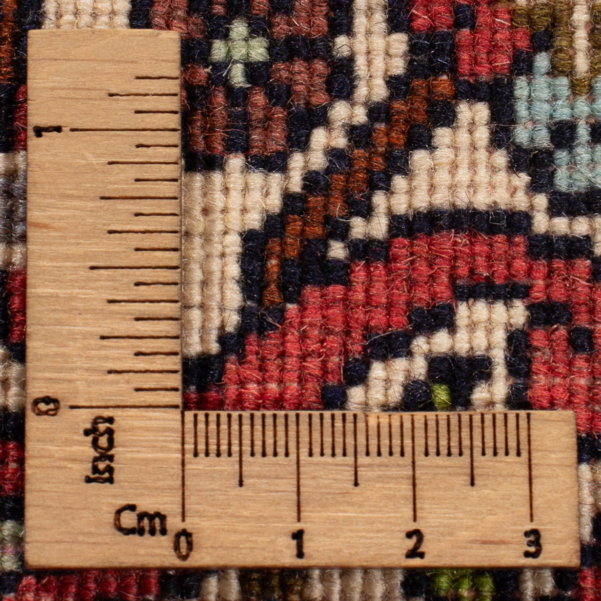 Persisk tæppe - Bijar - Royal - 314 x 255 cm - mørkerød