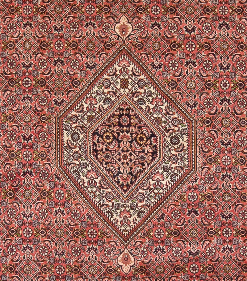 Persisk tæppe - Bijar - Royal - 342 x 250 cm - mørkerød