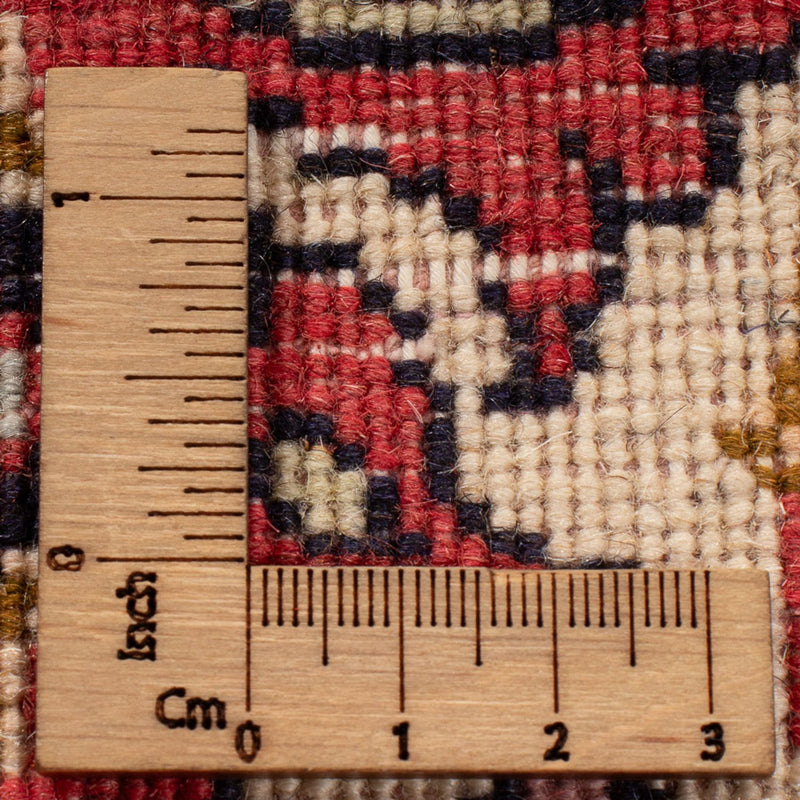 Persisk tæppe - Bijar - Royal - 342 x 250 cm - mørkerød