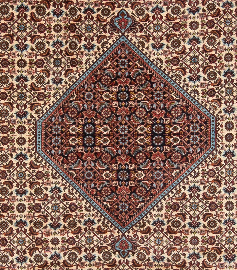 Persisk tæppe - Bijar - Royal - 336 x 251 cm - mørkerød