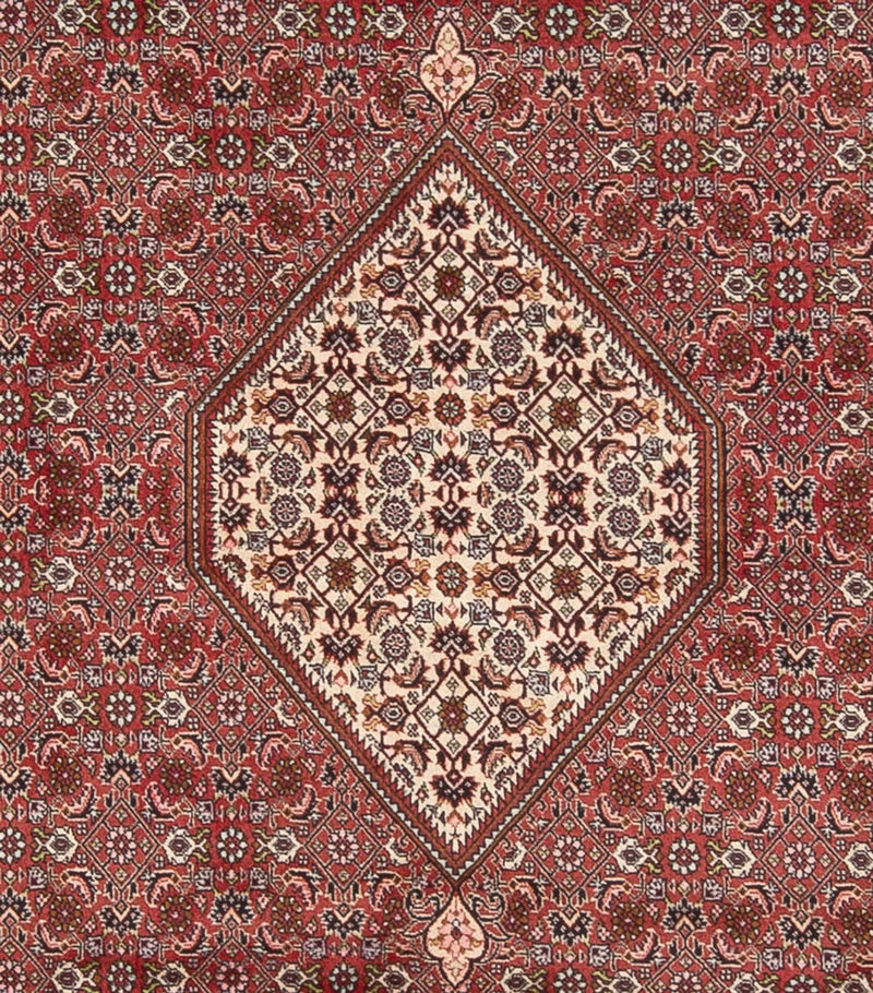 Persisk tæppe - Bijar - Royal - 343 x 250 cm - mørkerød