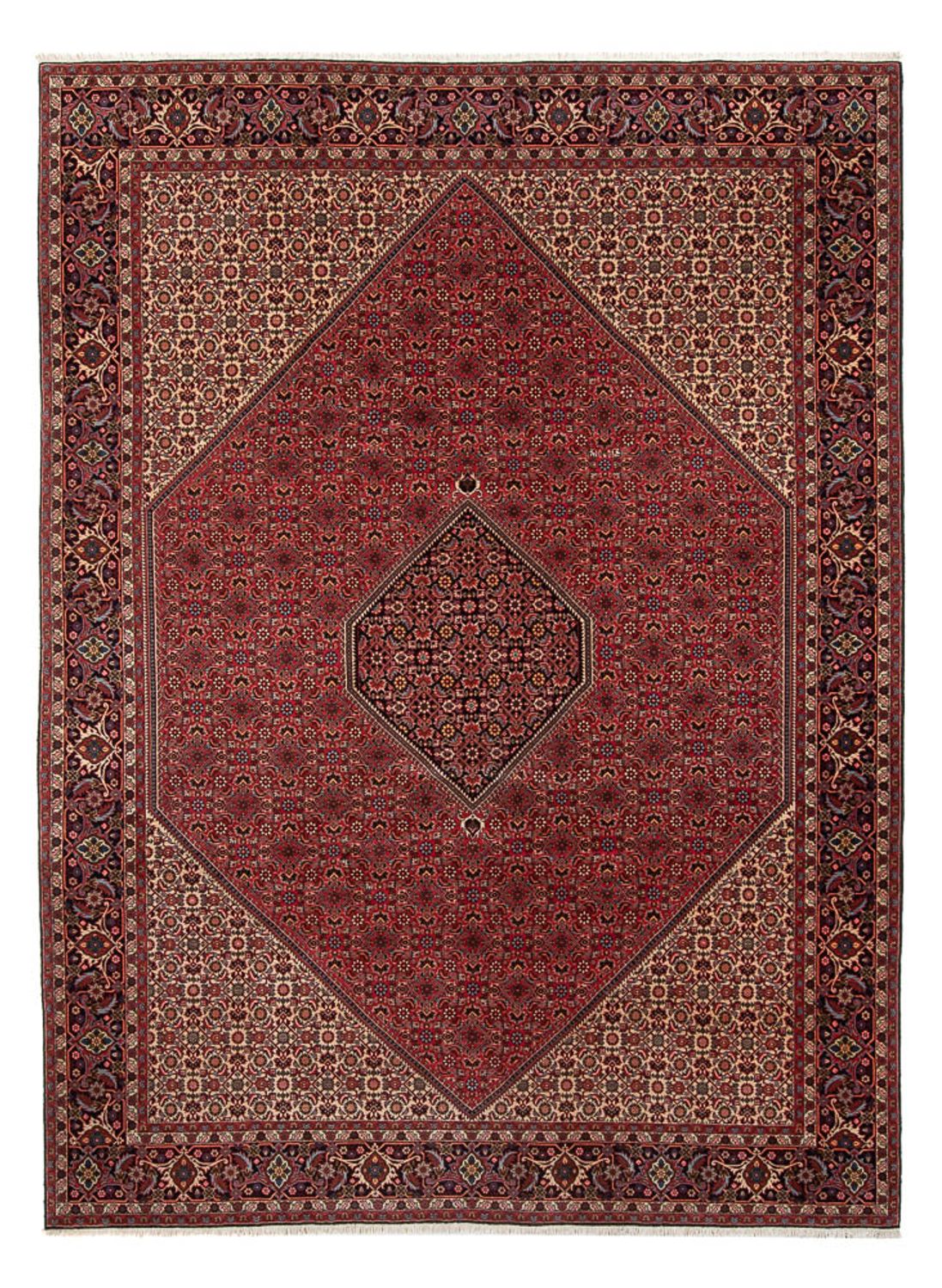 Persisk tæppe - Bijar - Royal - 347 x 247 cm - rød