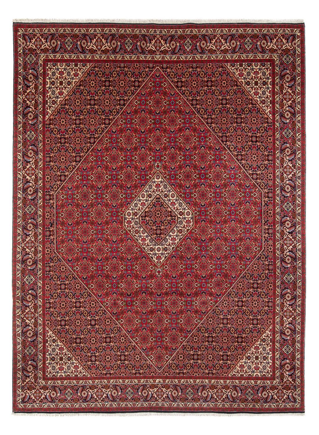 Persisk tæppe - Bijar - Royal - 358 x 249 cm - rød