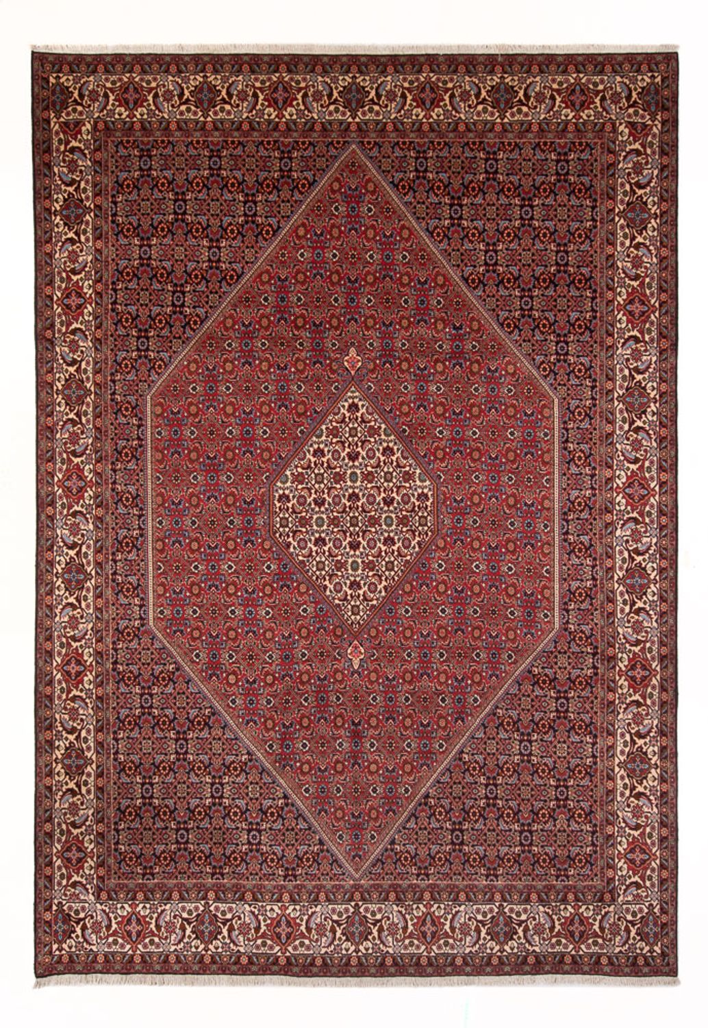 Persisk tæppe - Bijar - Royal - 342 x 249 cm - rød