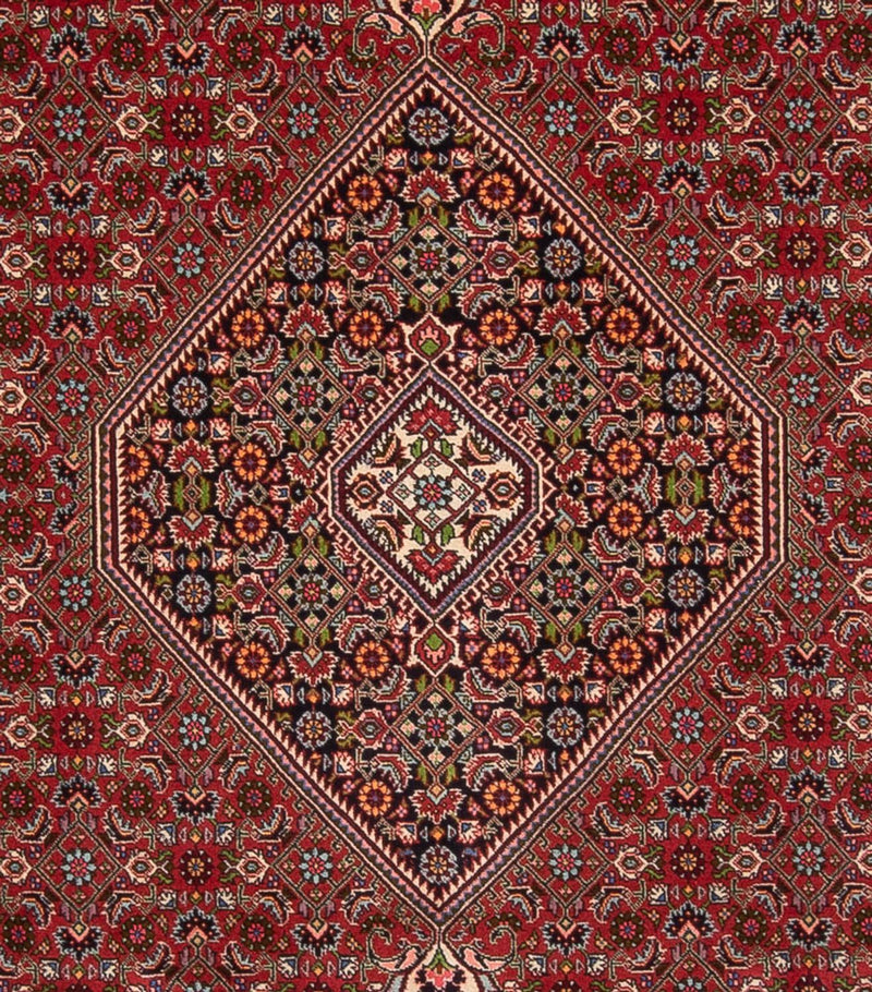 Persisk tæppe - Bijar - Royal - 352 x 248 cm - mørkerød