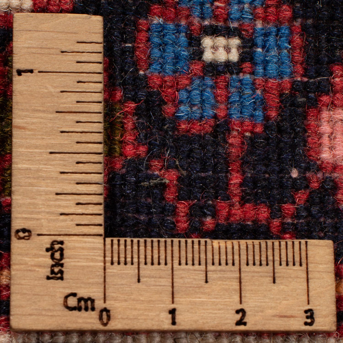 Persisk tæppe - Bijar - Royal - 352 x 248 cm - mørkerød