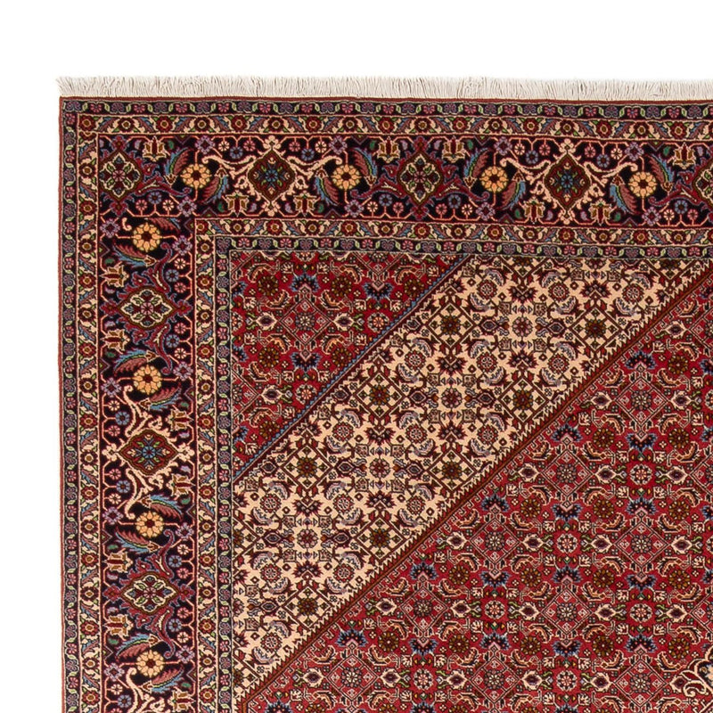 Persisk tæppe - Bijar - Royal - 339 x 249 cm - mørkerød