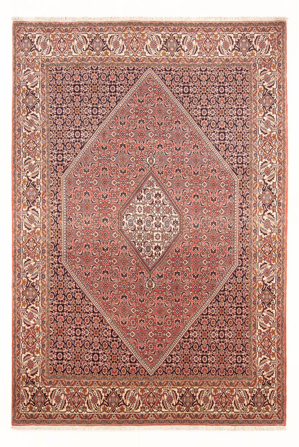 Persisk tæppe - Bijar - Royal - 286 x 194 cm - rød