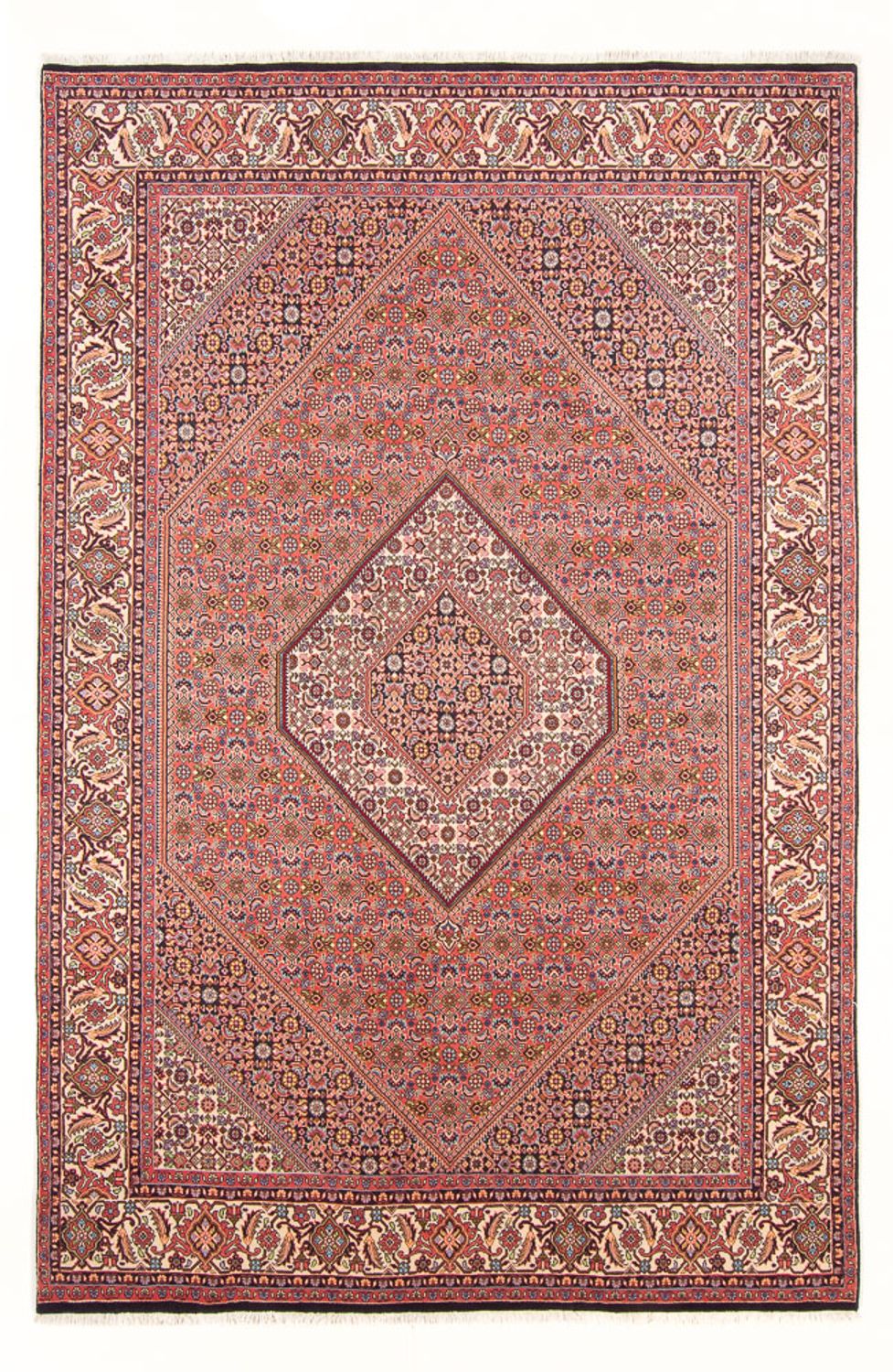 Persisk tæppe - Bijar - Royal - 297 x 198 cm - rød
