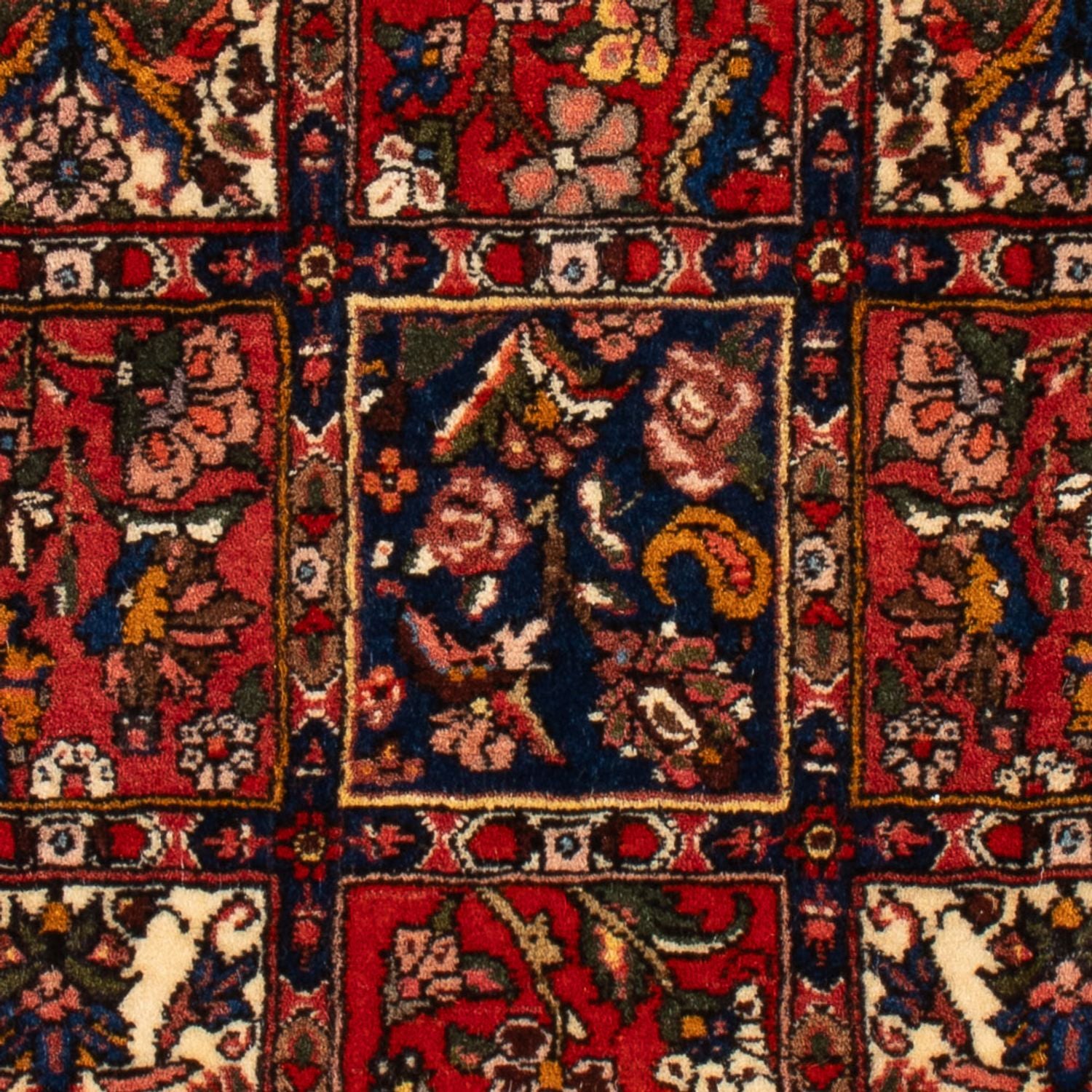 Persisk tæppe - Nomadisk - 100 x 62 cm - flerfarvet