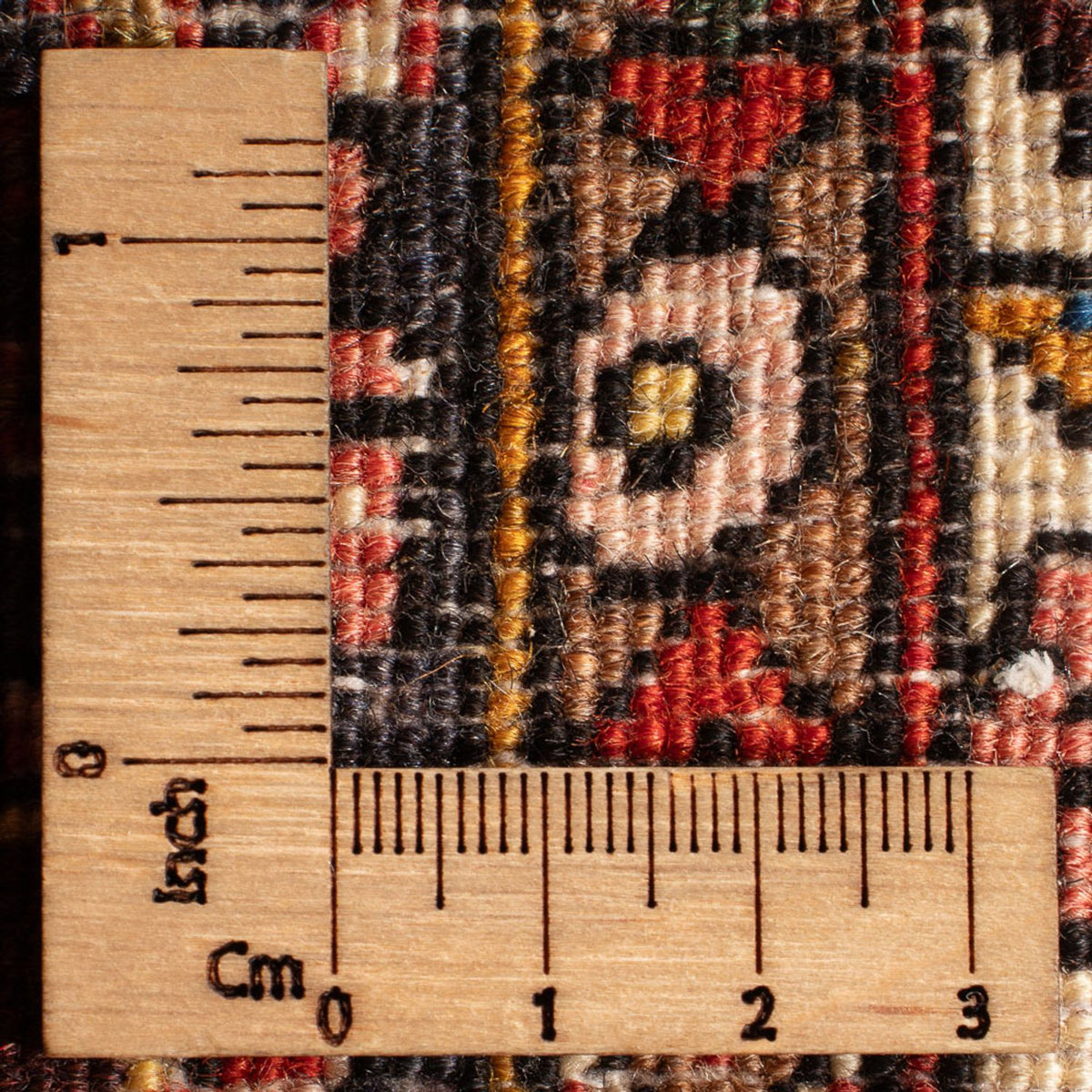 Persisk tæppe - Nomadisk - 100 x 62 cm - flerfarvet