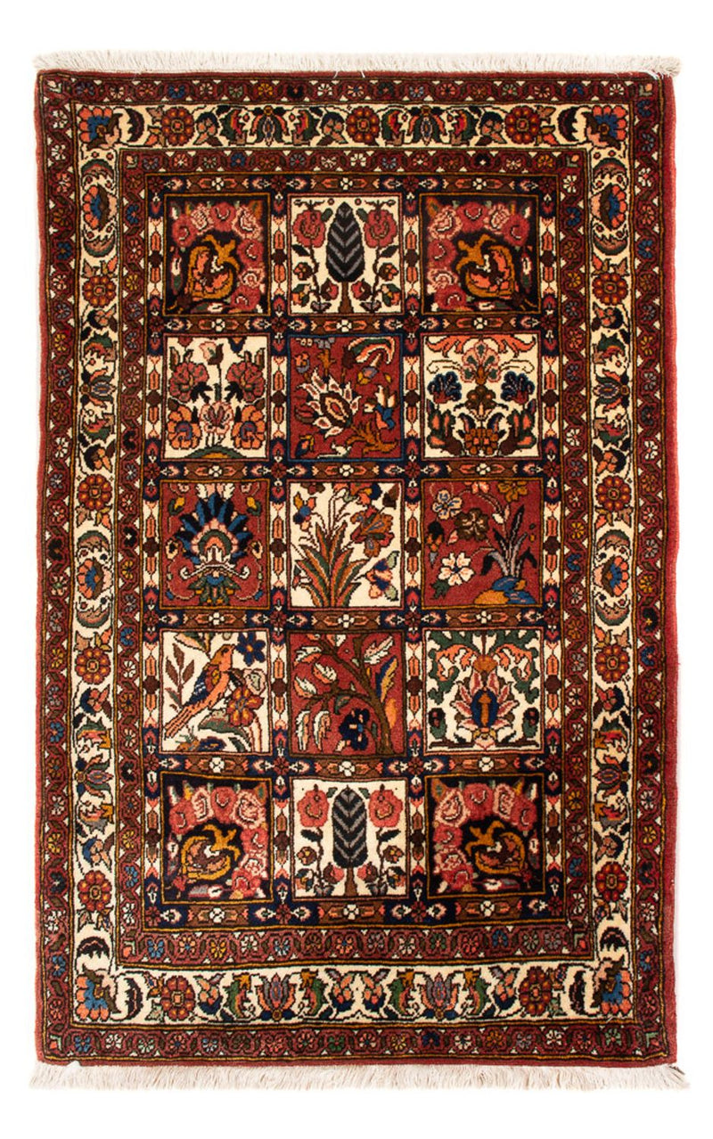 Persisk tæppe - Nomadisk - 102 x 64 cm - flerfarvet
