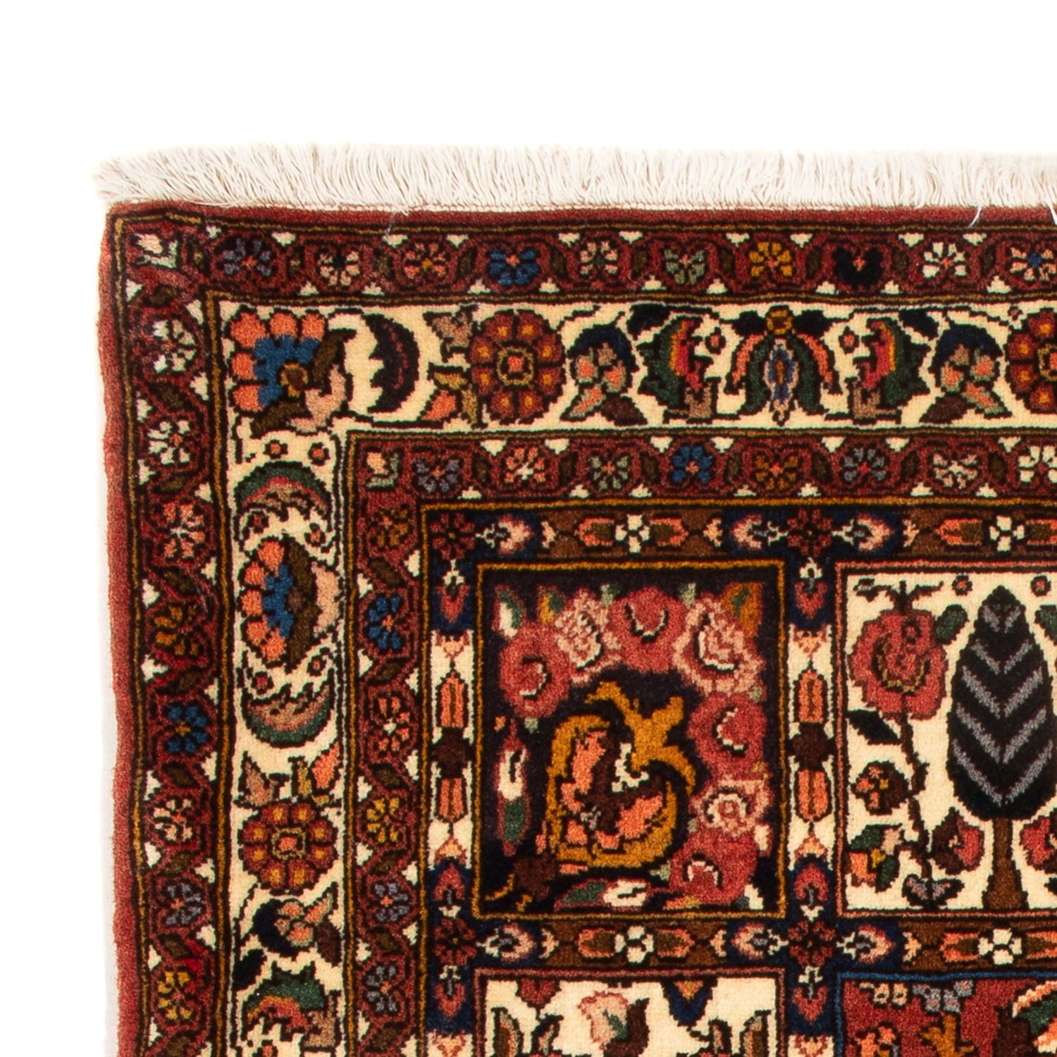 Persisk tæppe - Nomadisk - 102 x 64 cm - flerfarvet