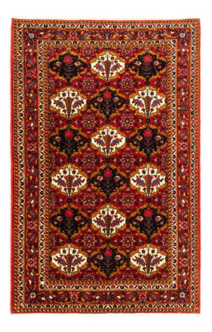 Persisk tæppe - Nomadisk - 159 x 110 cm - bordeaux rød