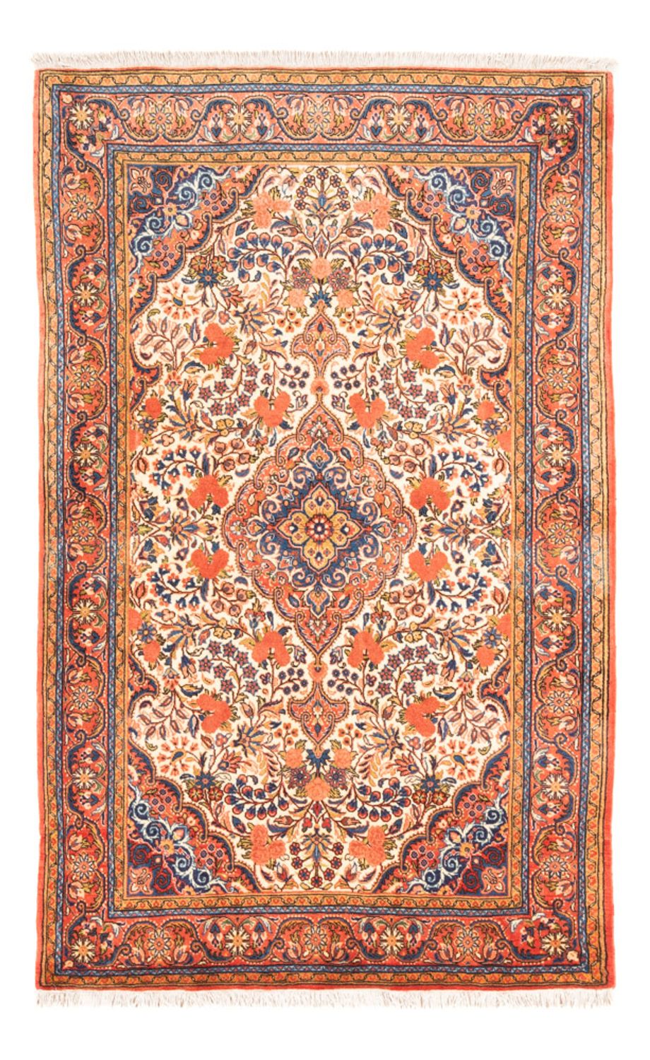 Persisk tæppe - Nomadisk - 157 x 104 cm - creme