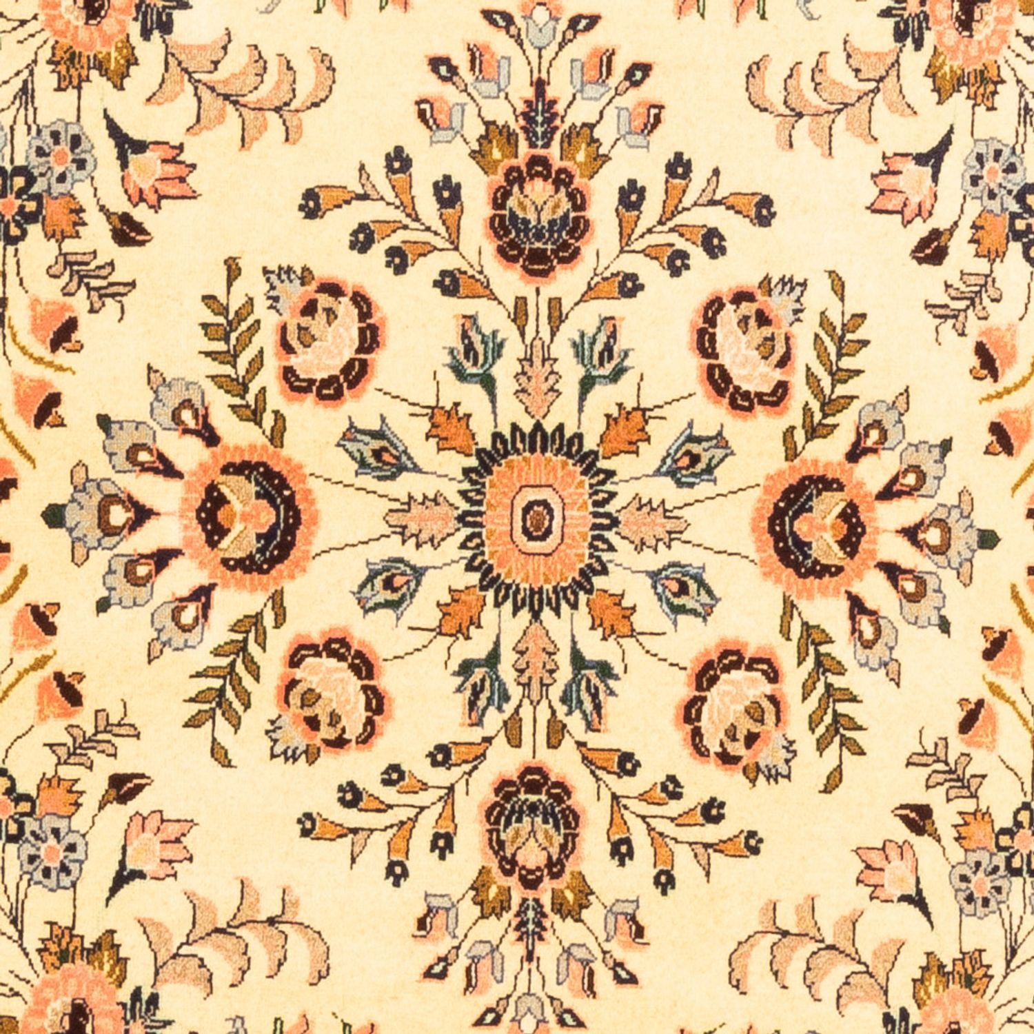 Persisk tæppe - Keshan - 165 x 108 cm - karamel