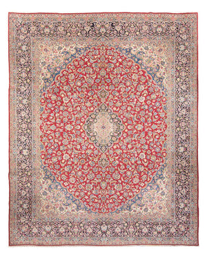 Persisk tæppe - Keshan - 359 x 280 cm - rød