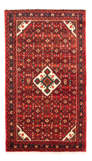 Persisk tæppe - Nomadisk - 158 x 100 cm - mørkerød