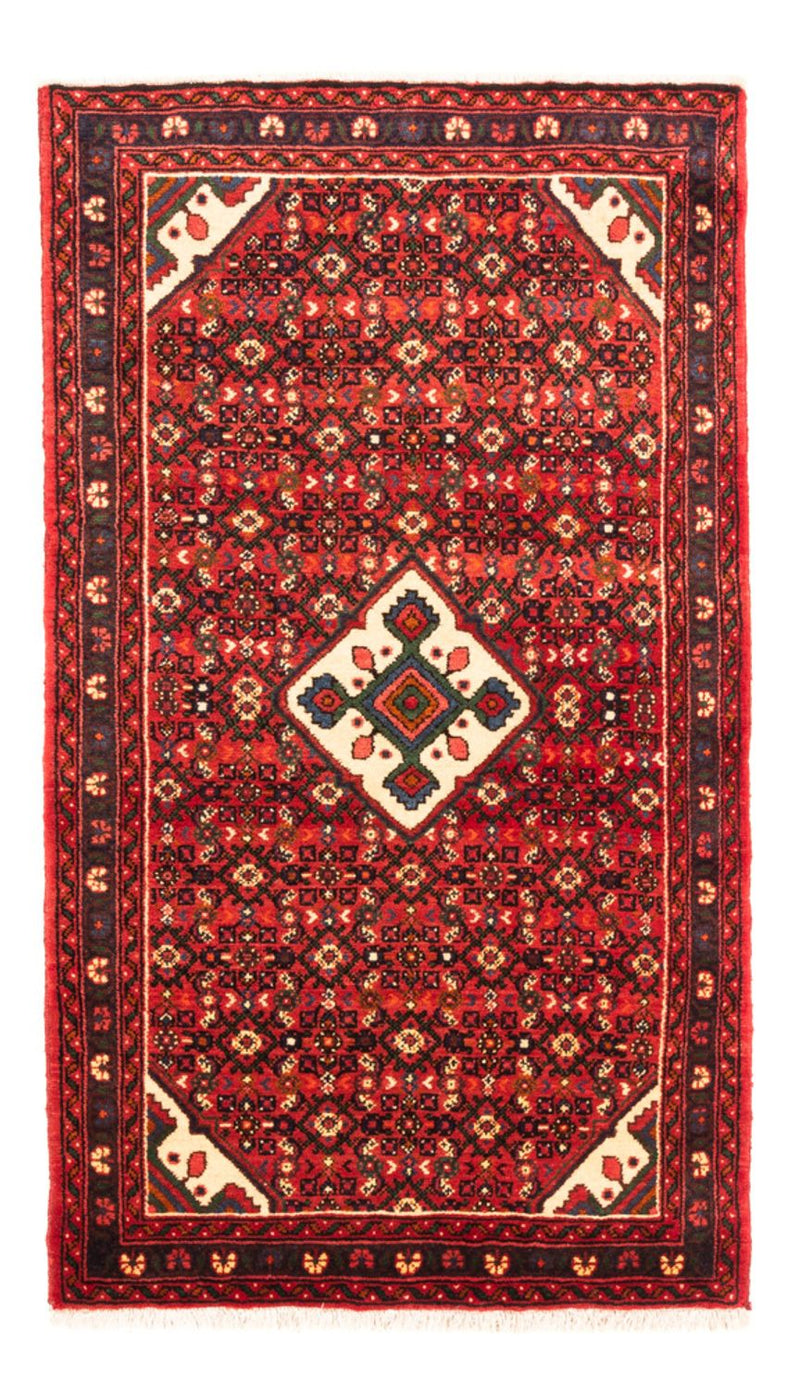 Persisk tæppe - Nomadisk - 158 x 100 cm - mørkerød