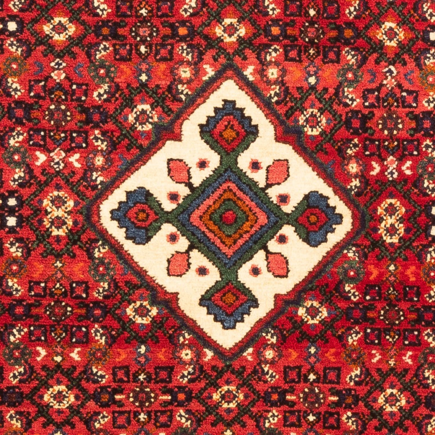 Persisk tæppe - Nomadisk - 158 x 100 cm - mørkerød