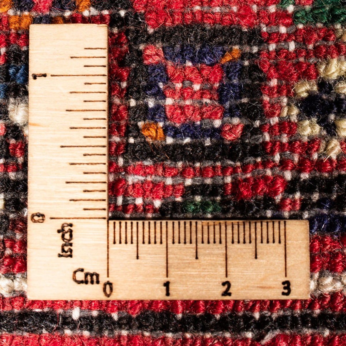 Persisk tæppe - Nomadisk - 158 x 100 cm - mørkerød