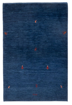 Gabbeh-tæppe - Persisk - 162 x 100 cm - mørkeblå
