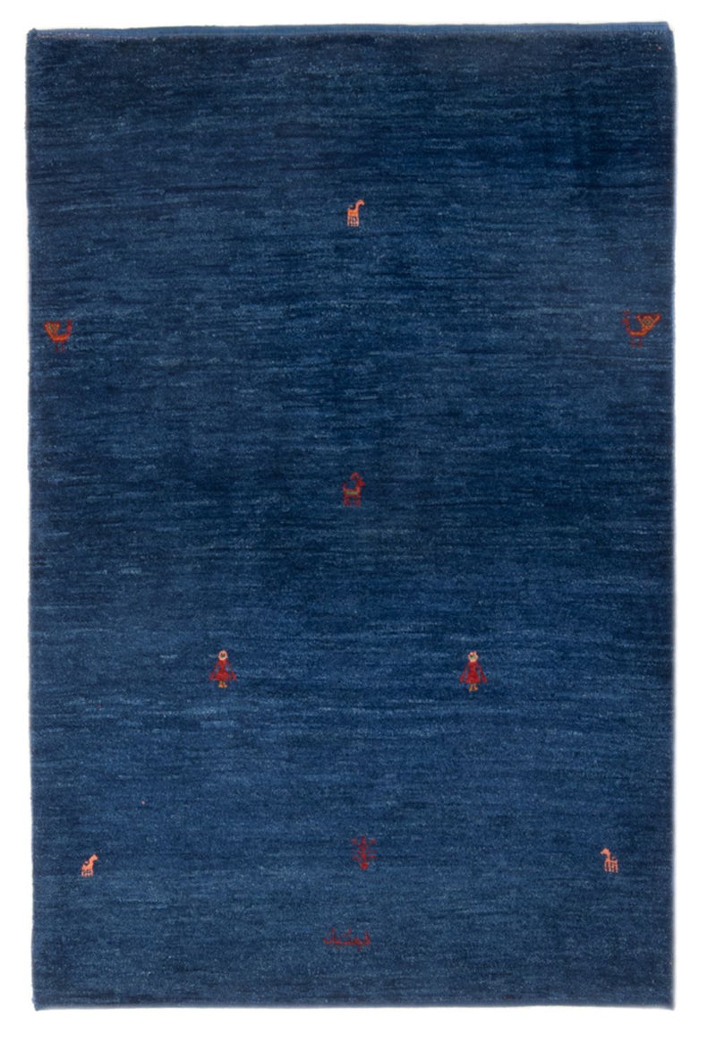 Gabbeh-tæppe - Persisk - 162 x 100 cm - mørkeblå