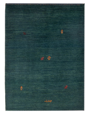 Gabbeh-tæppe - Persisk - 160 x 104 cm - benzinblå