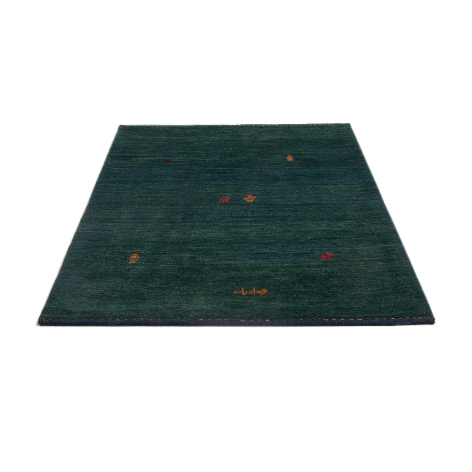 Gabbeh-tæppe - Persisk - 160 x 104 cm - benzinblå