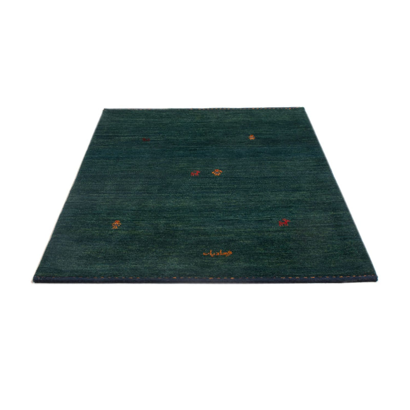 Gabbeh-tæppe - Persisk - 160 x 104 cm - benzinblå