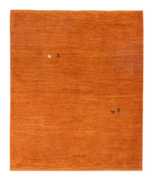 Gabbeh-tæppe - Persisk - 128 x 100 cm - orange